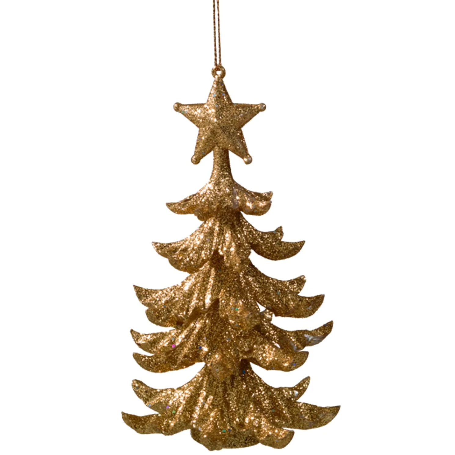 Baum Mit Glimmer, Gold