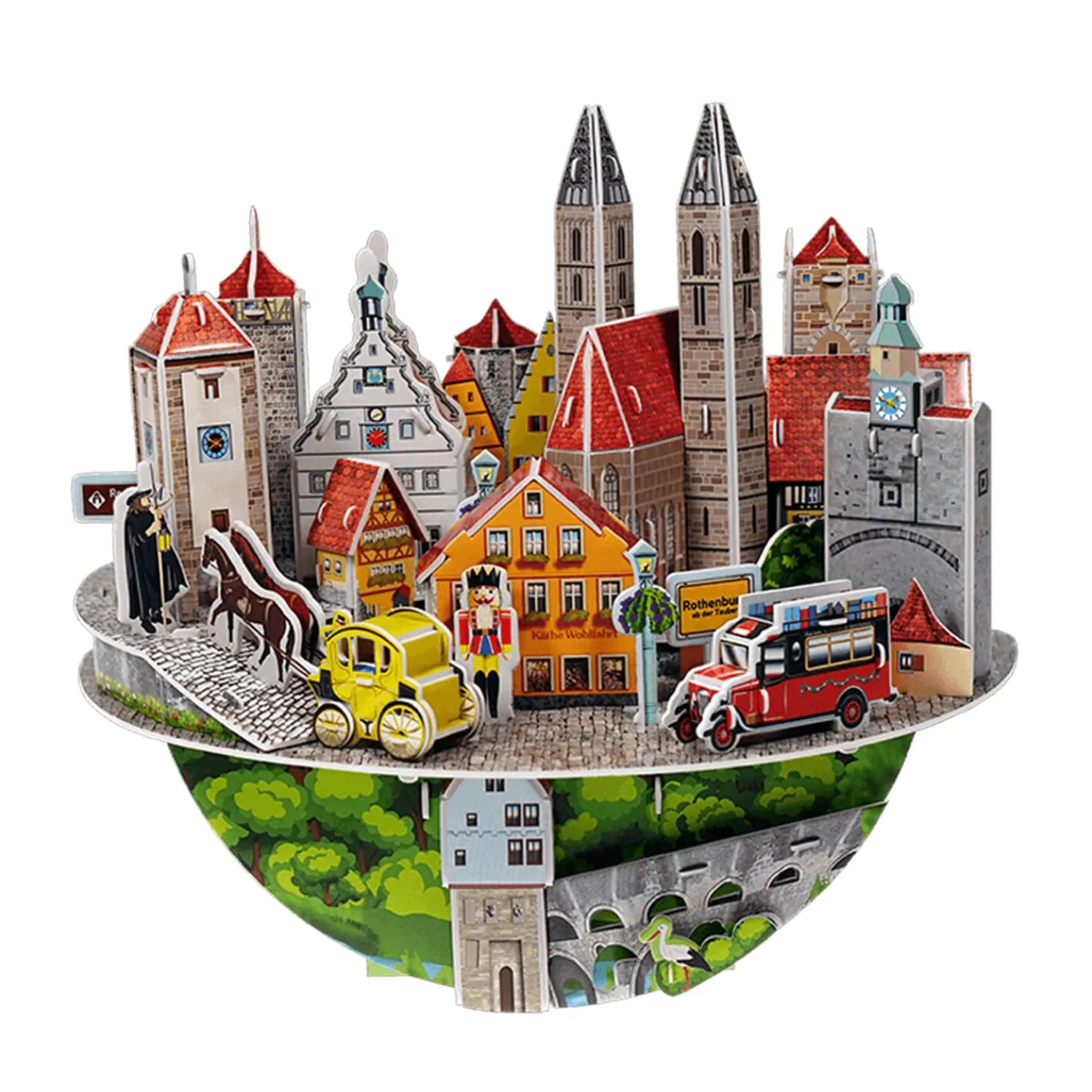 3D Puzzle Rothenburg