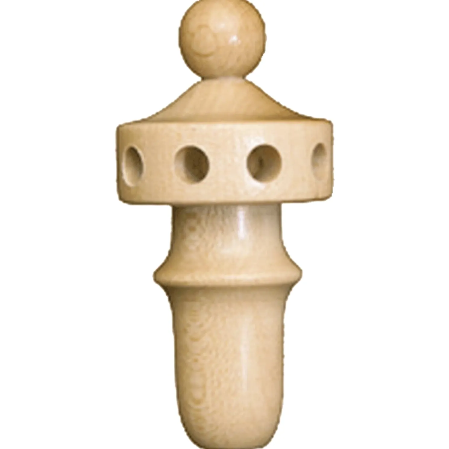 Flugelnabe Aus Holz Fur Pyramiden, Lackiert