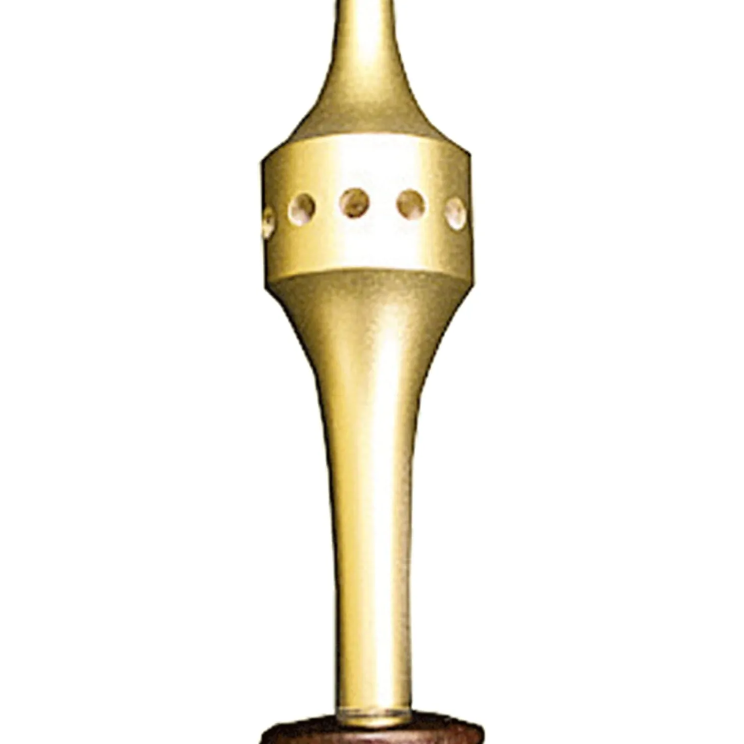 Flugelnabe Aus Holz Fur Pyramiden, Lackiert, Gold