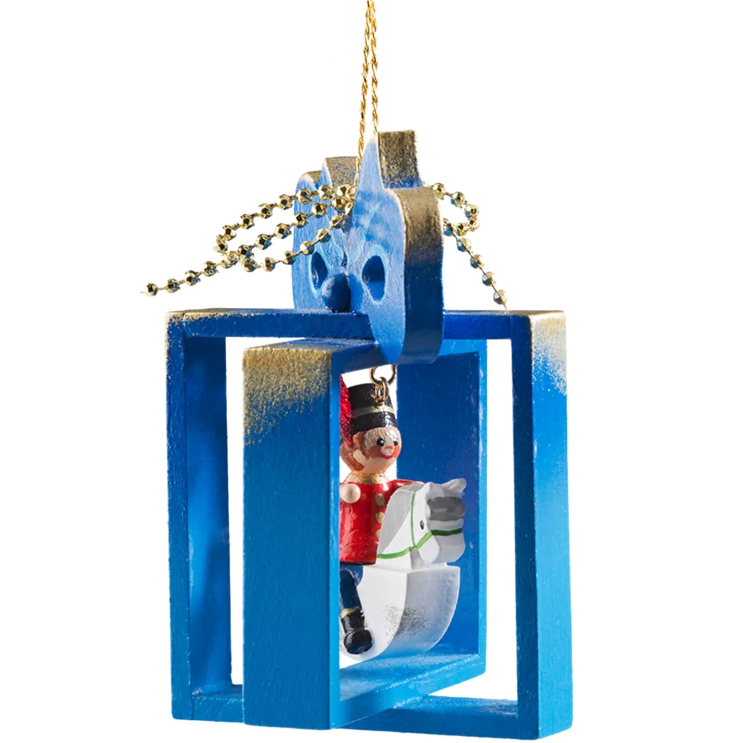 Geschenkpackchen Mit Reiter, Blau