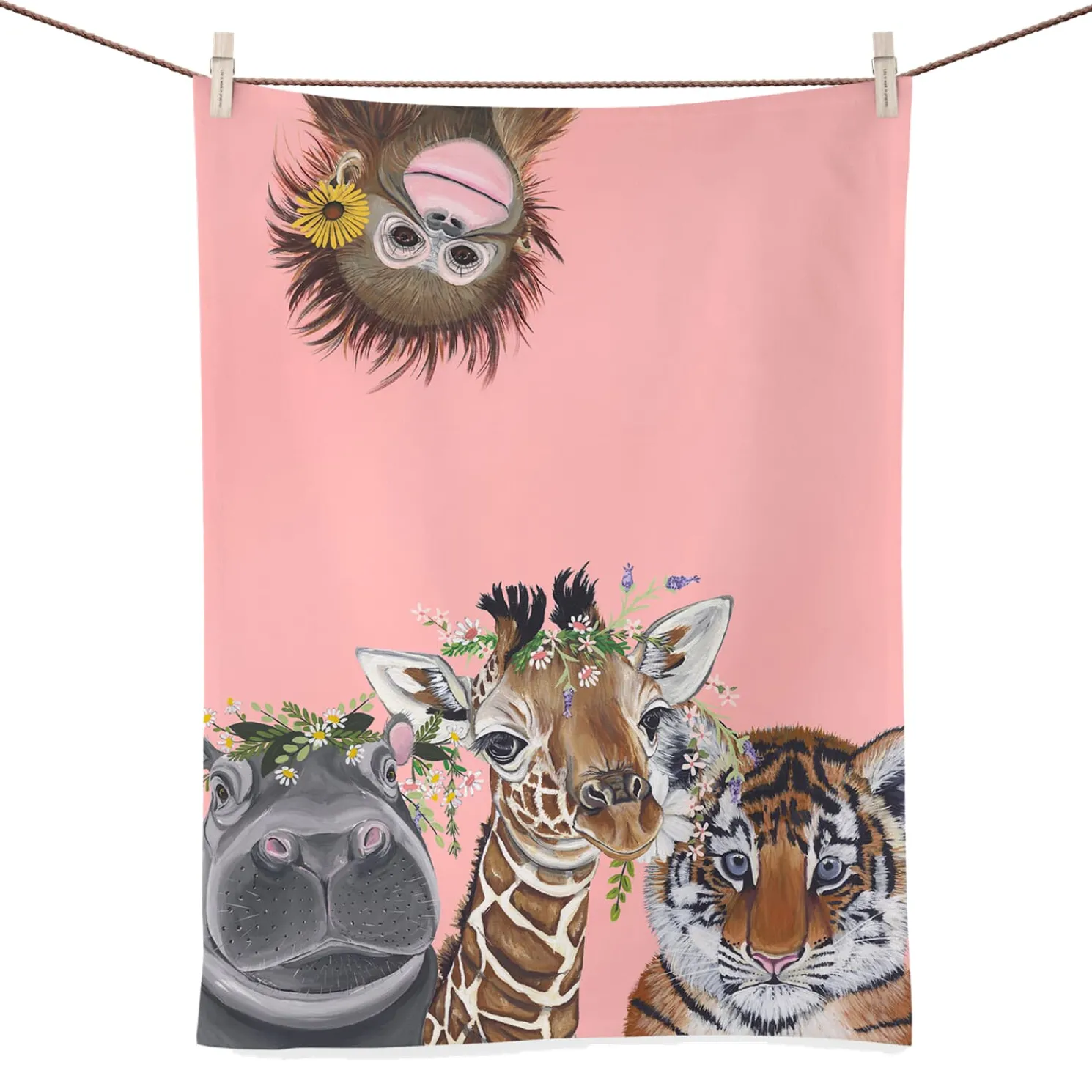 Geschirrtuch Dschungeltiere