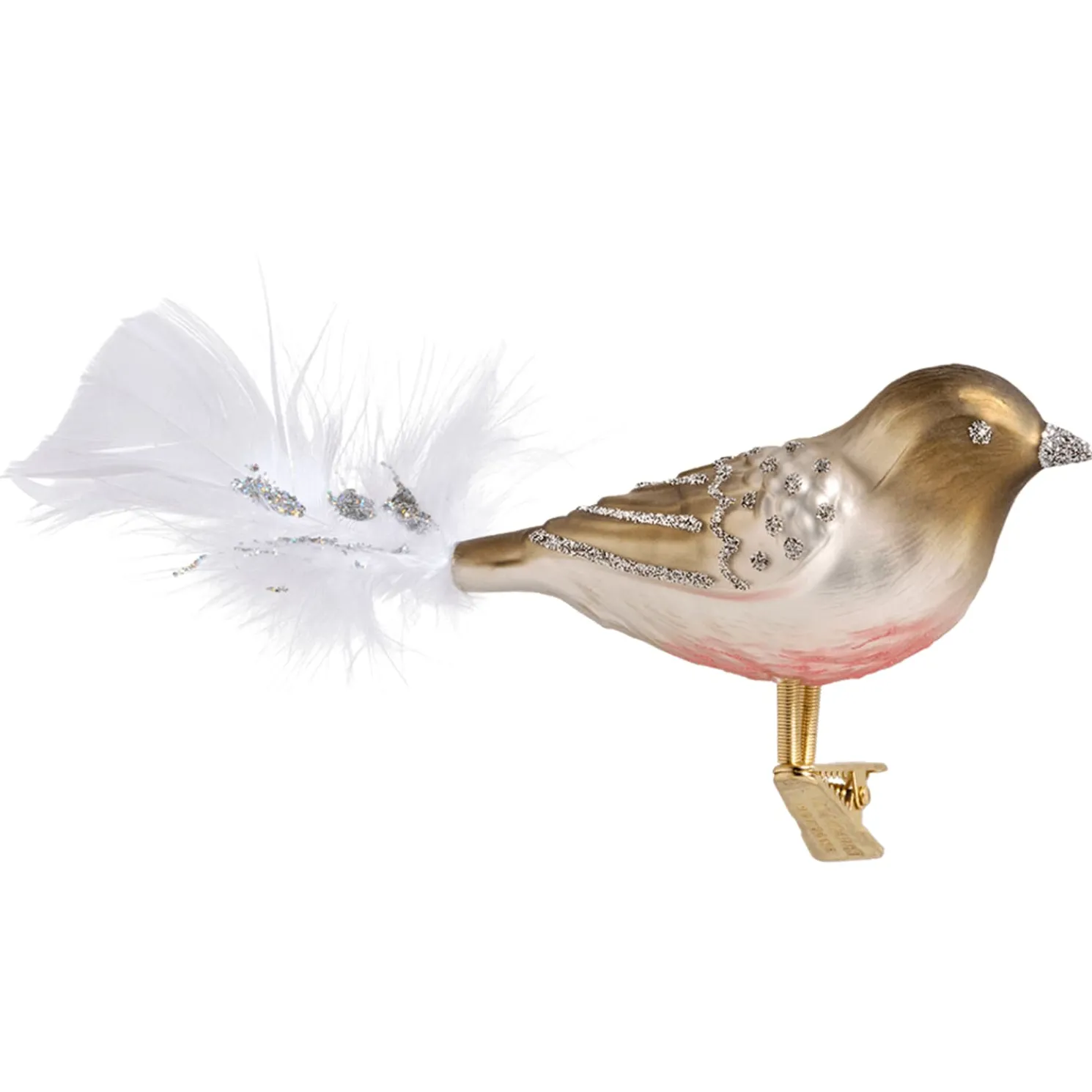 Glasvogel Braun-Silber