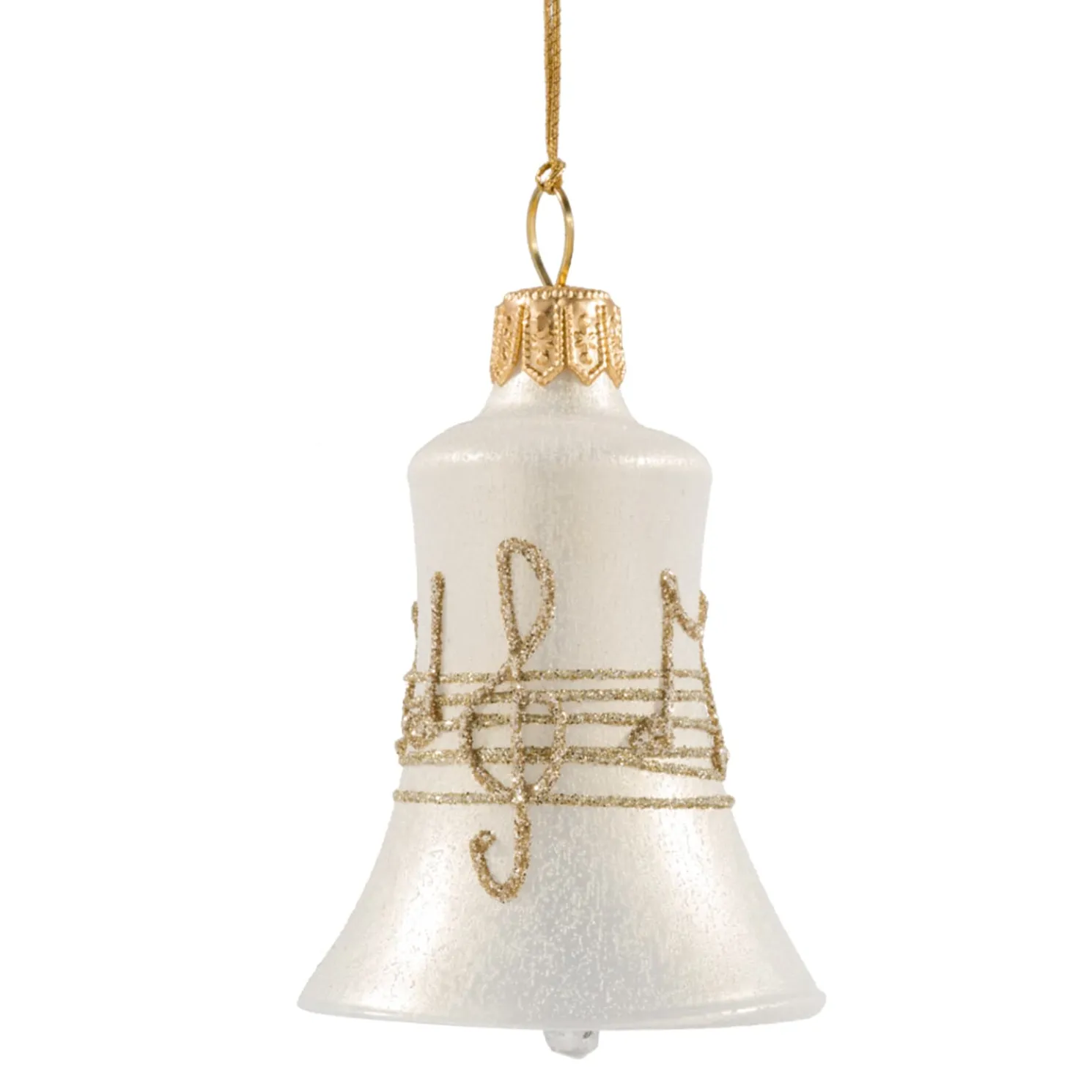 Glocke Cremefarben Mit Notenband