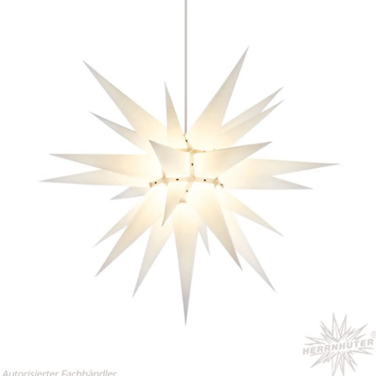 Herrnhuter Papierstern, Weis, 70Cm