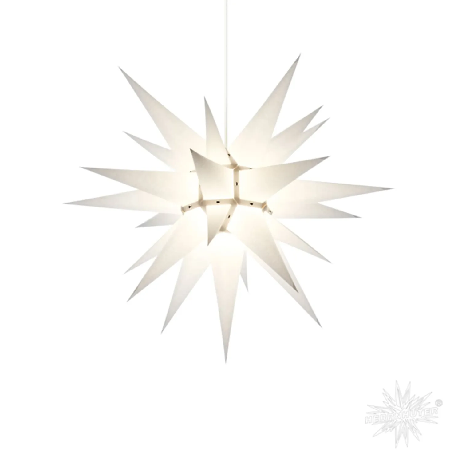 Herrnhuter Papierstern, Weis, 60Cm