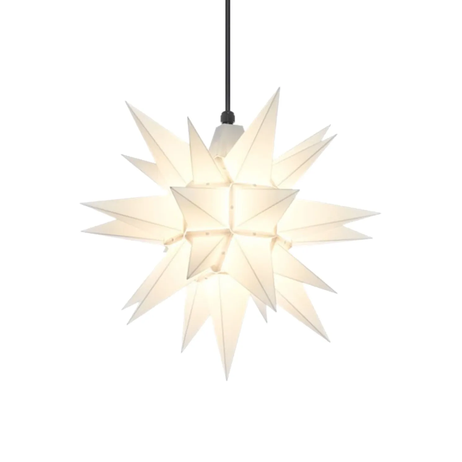 Herrnhuter Stern Weis, 40Cm, Kunststoff