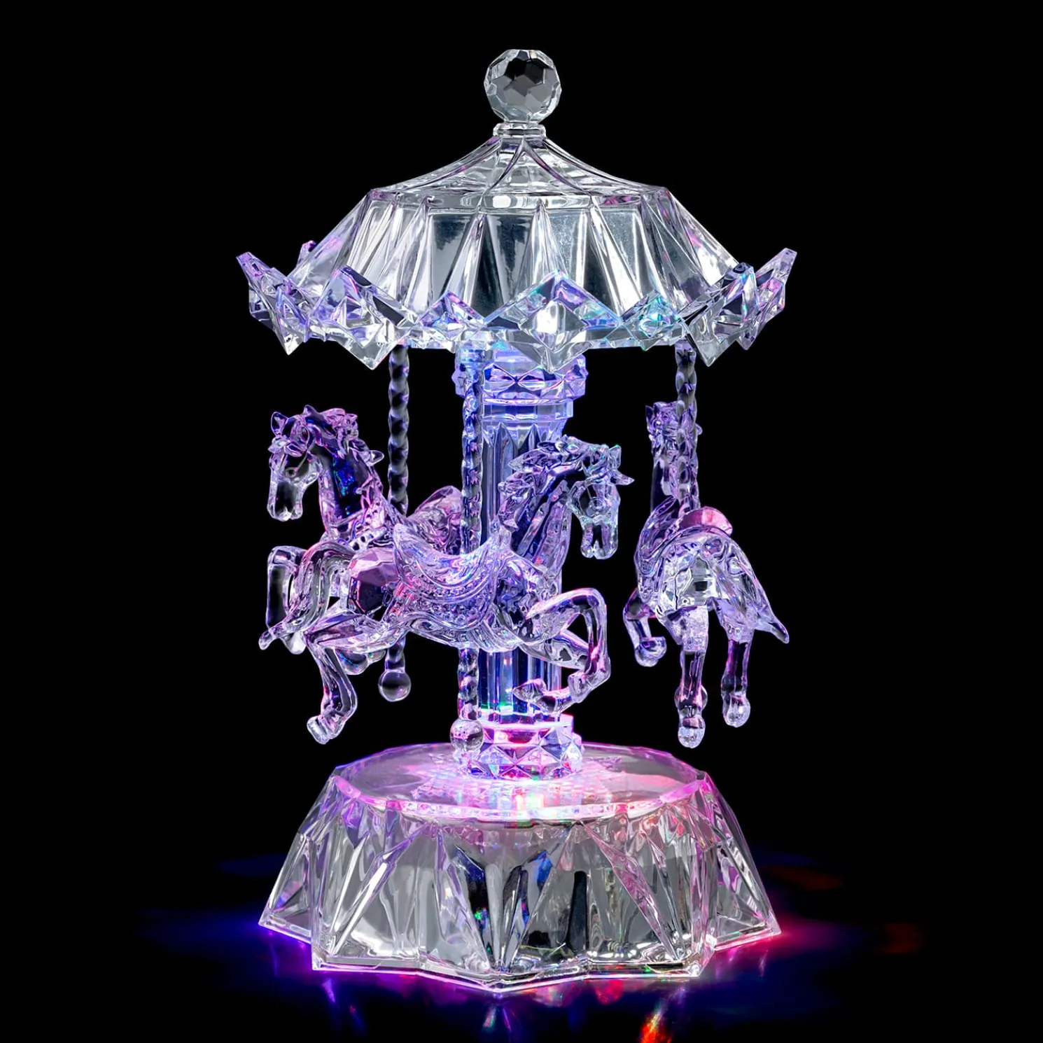 Karussell Mit Musikwerk Und Beleuchtung