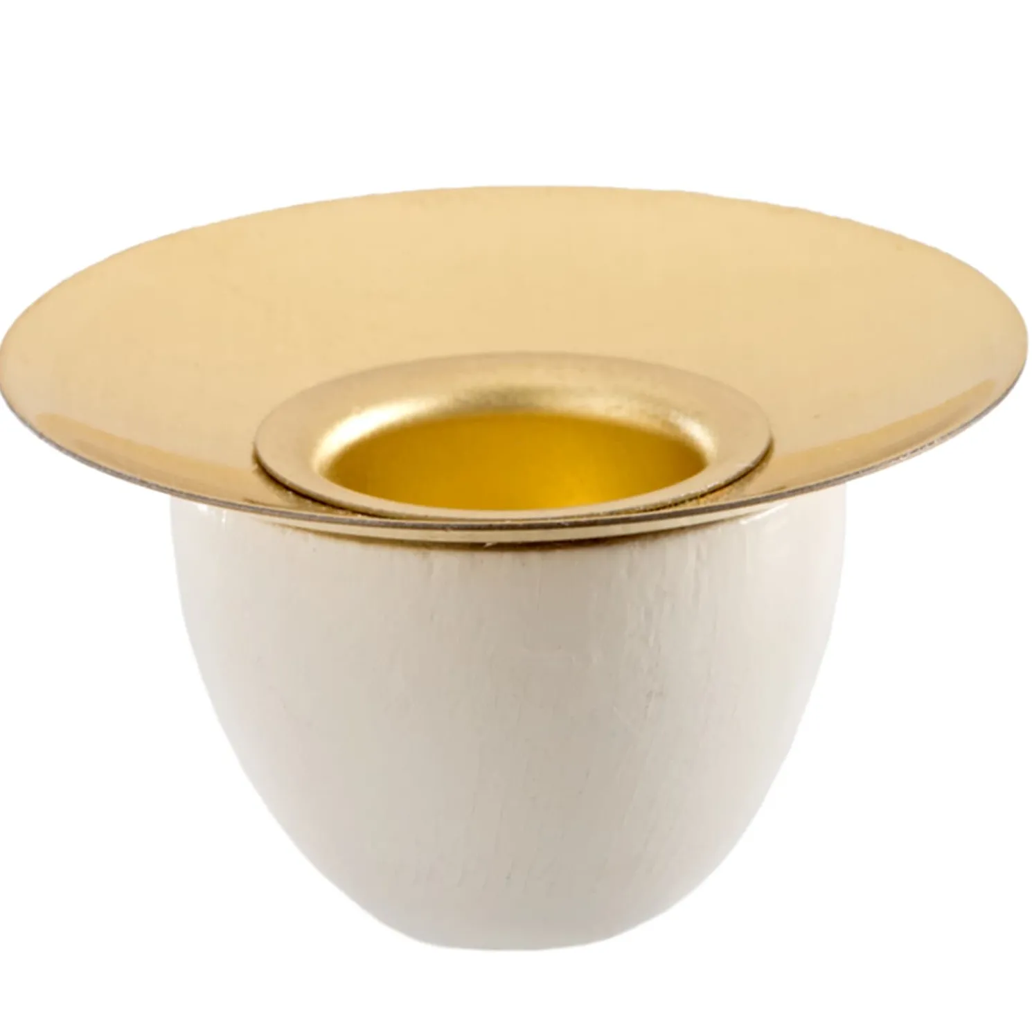 Kerzenhalter, Weis, R 38 Mm, H 20 Mm