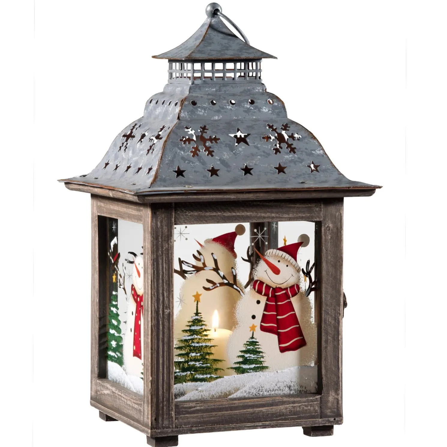 Laterne "Hurra, Es Schneit"