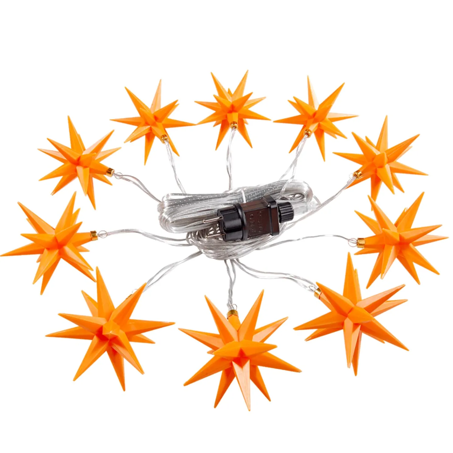 Led Sternenkette Mit 10 Sternen, Gelb