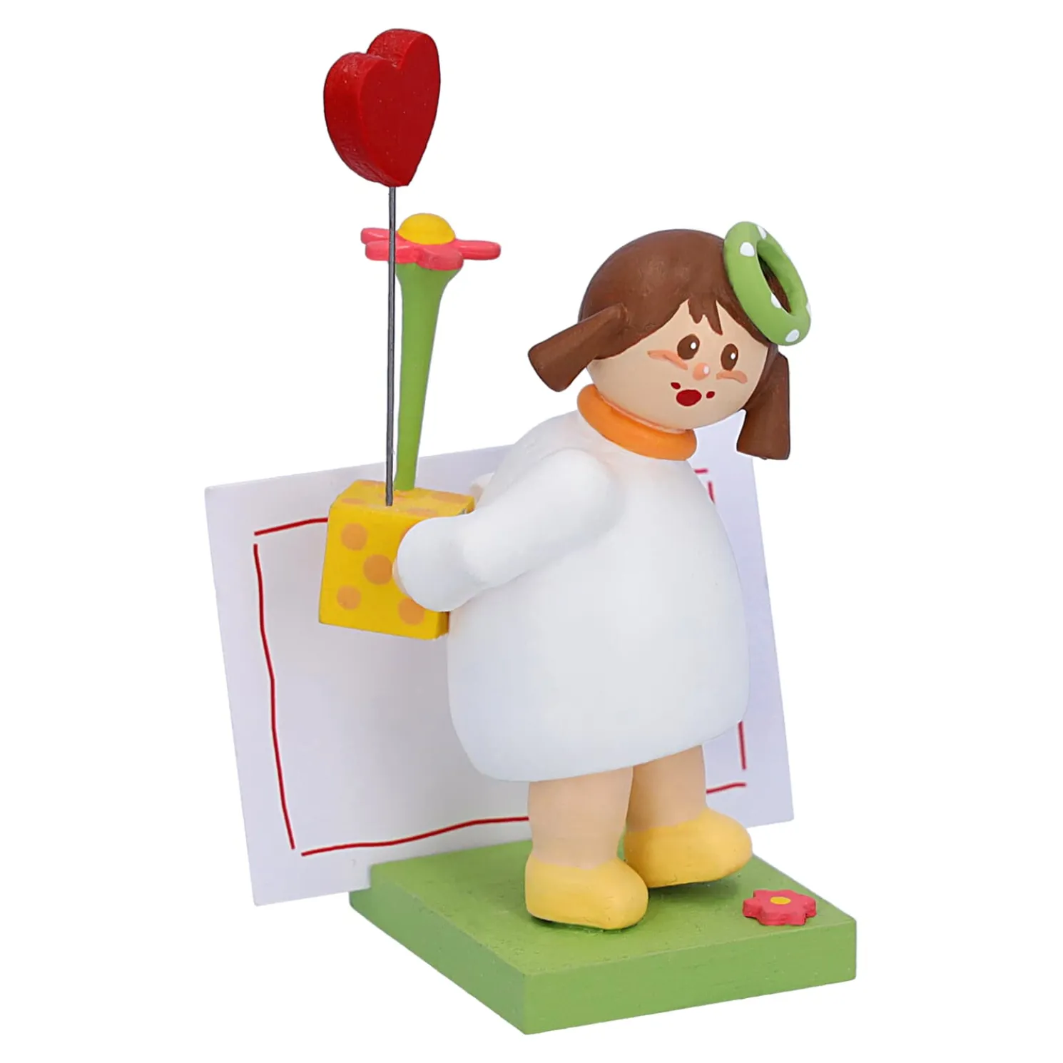 Madchen Mit Herz Und Blume