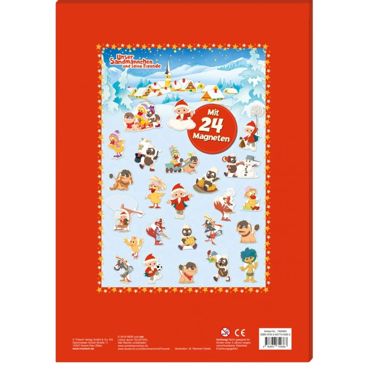 Magnet-Adventskalender