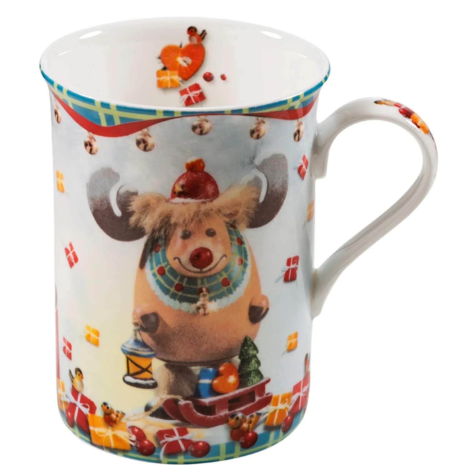 Porzellan-Tasse "Rudi, Der Weihnachtselch"