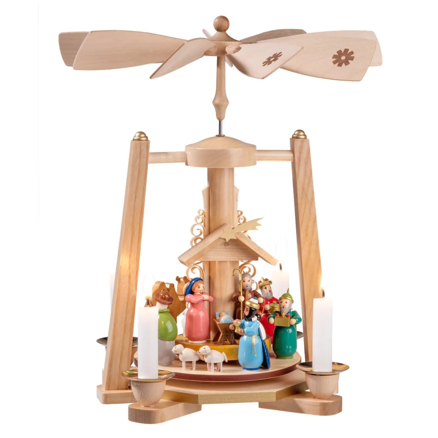 Pyramide "Krippe Mit Hl. Drei Konige"