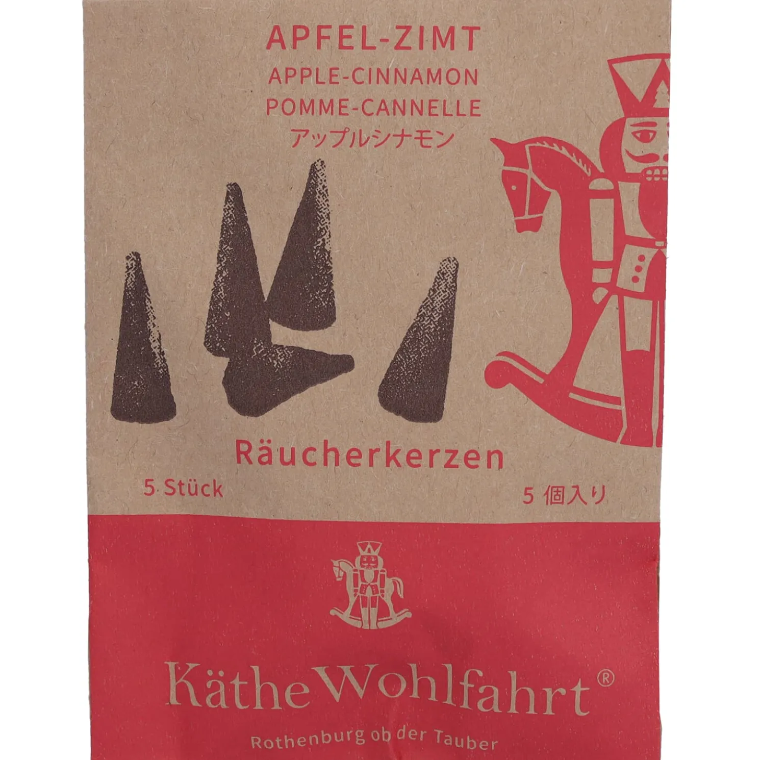 Raucherkerzen Apfel-Zimt-Duft, Gros