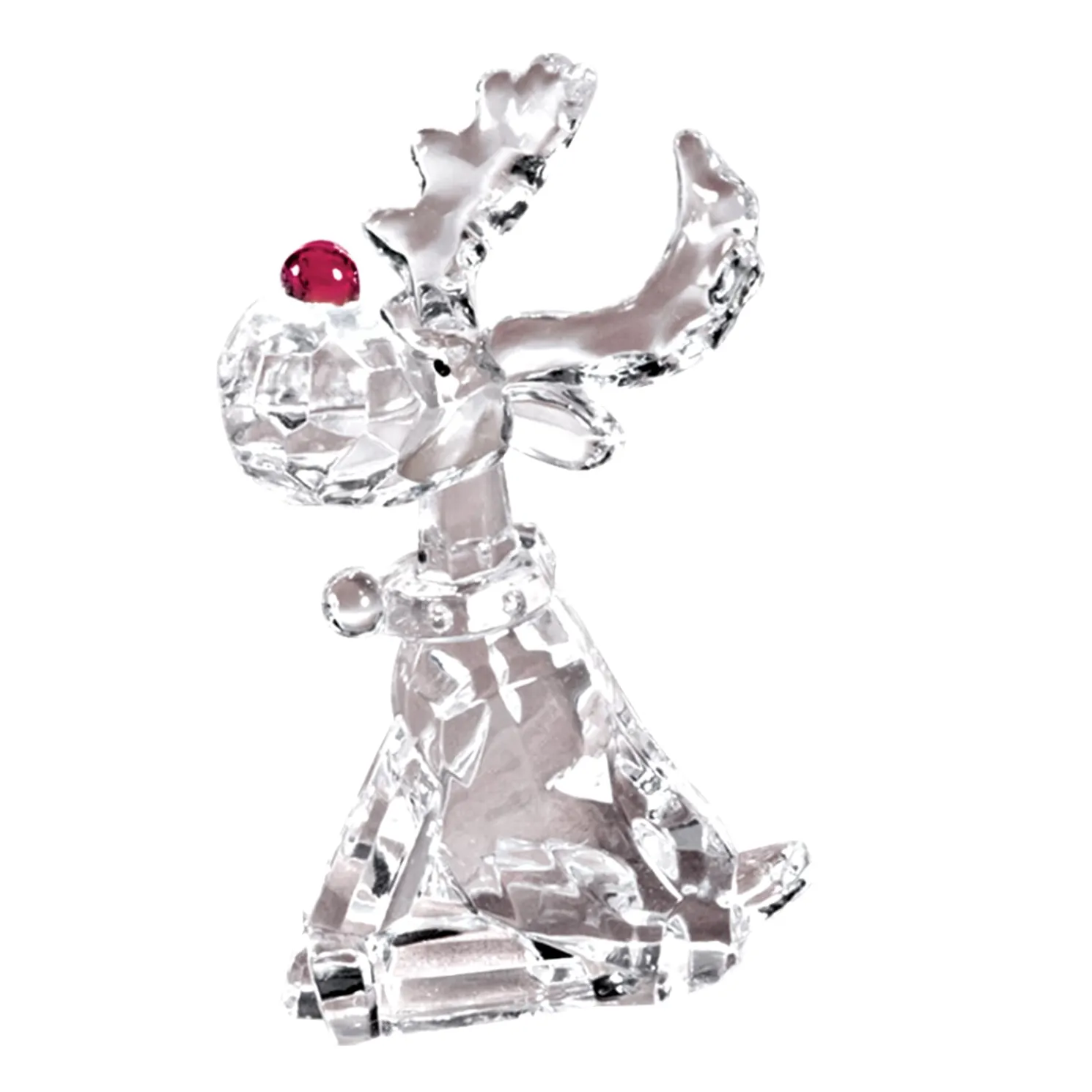 Rentier Mit Roter Nase Sitzend