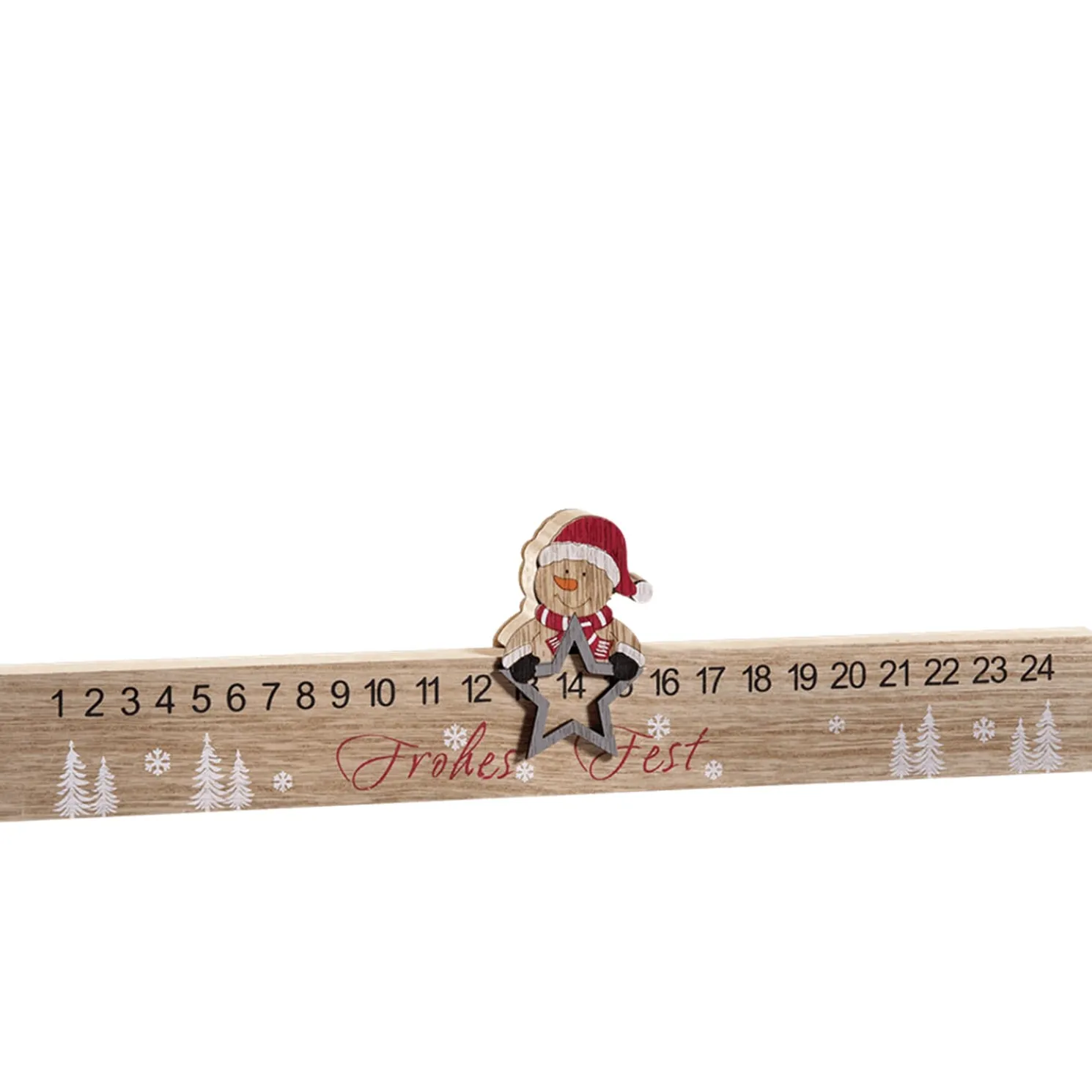 Schiebe-Adventskalender "Schneemann"