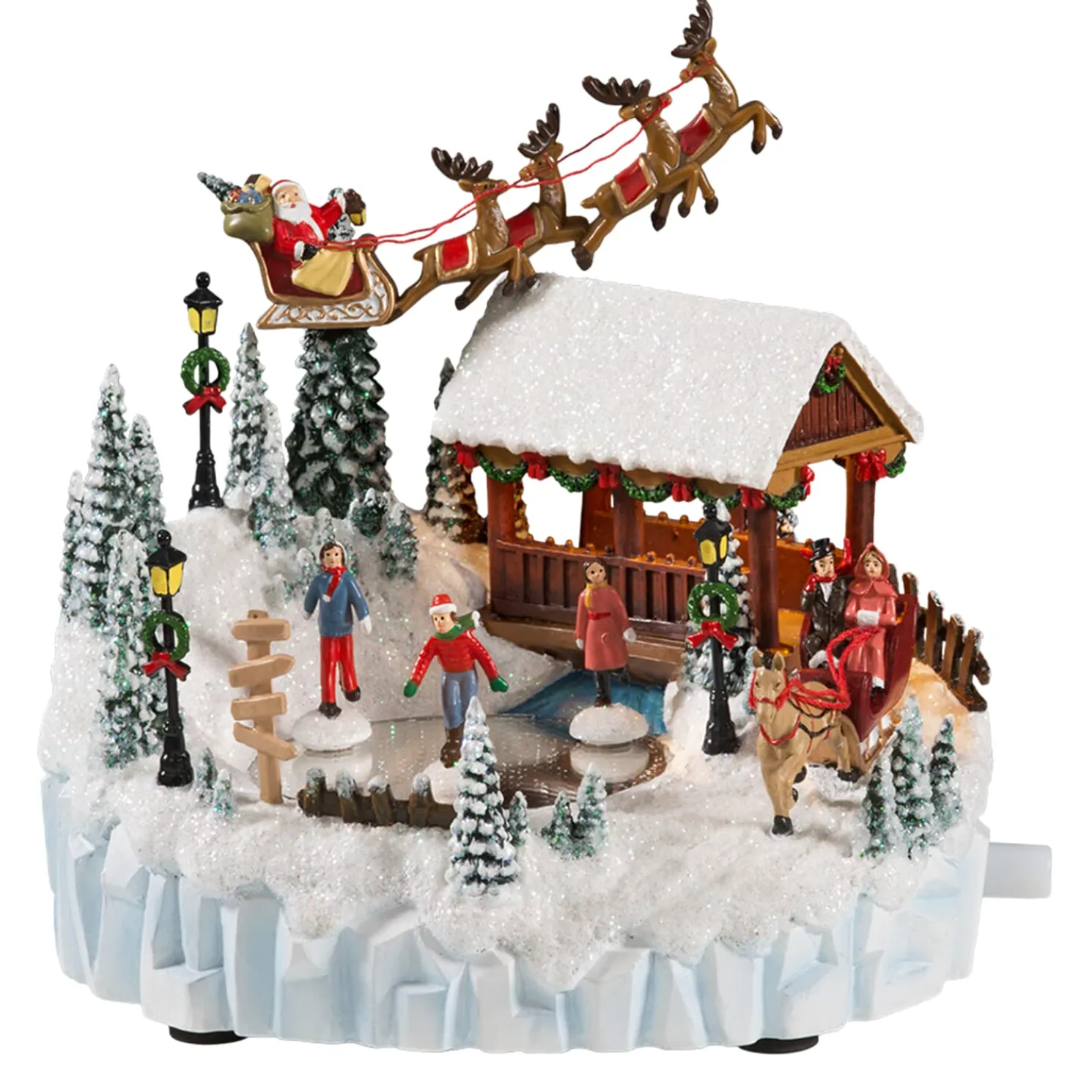 Schlittschuhlaufer, Spieldose