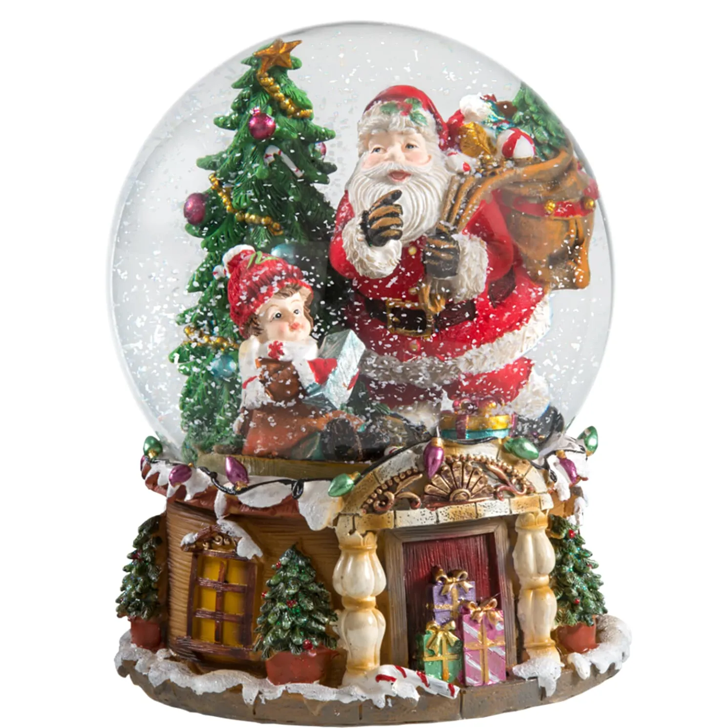 Schneekugel "Bescherung"