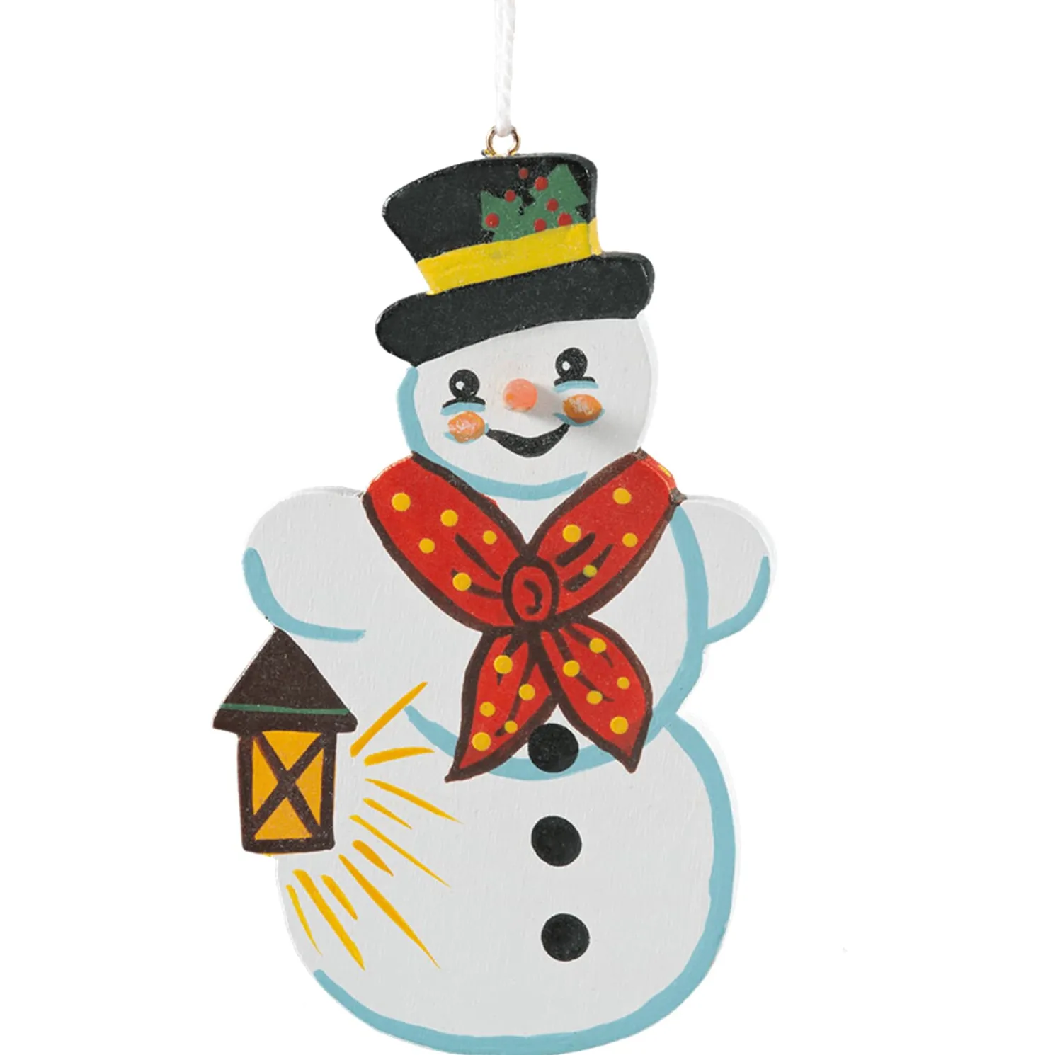 Schneemann Mit Laterne