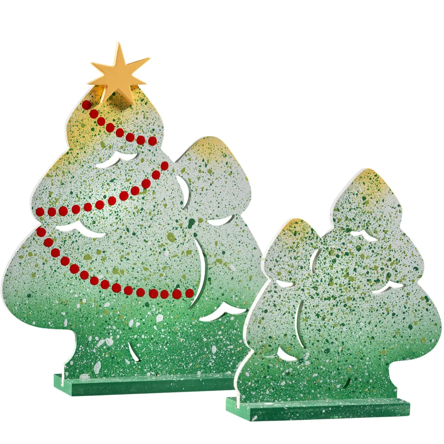 Set Dekorationsbaume
