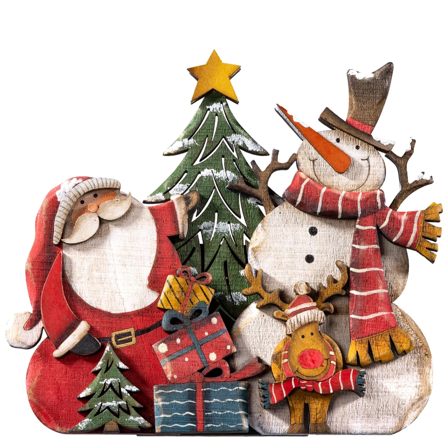 Standfigur "Weihnachtsfreunde"