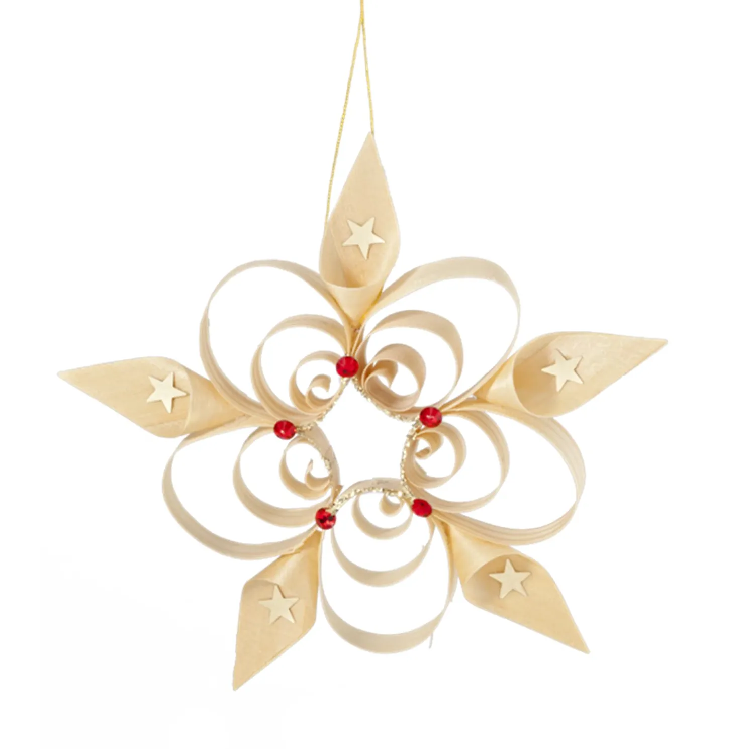 Stern Mit Roten Steinen