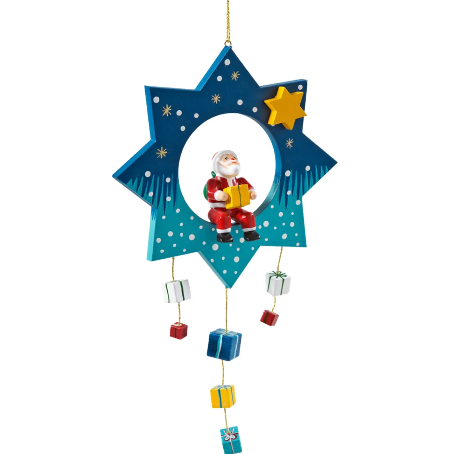 Stern Mit Weihnachtsmann