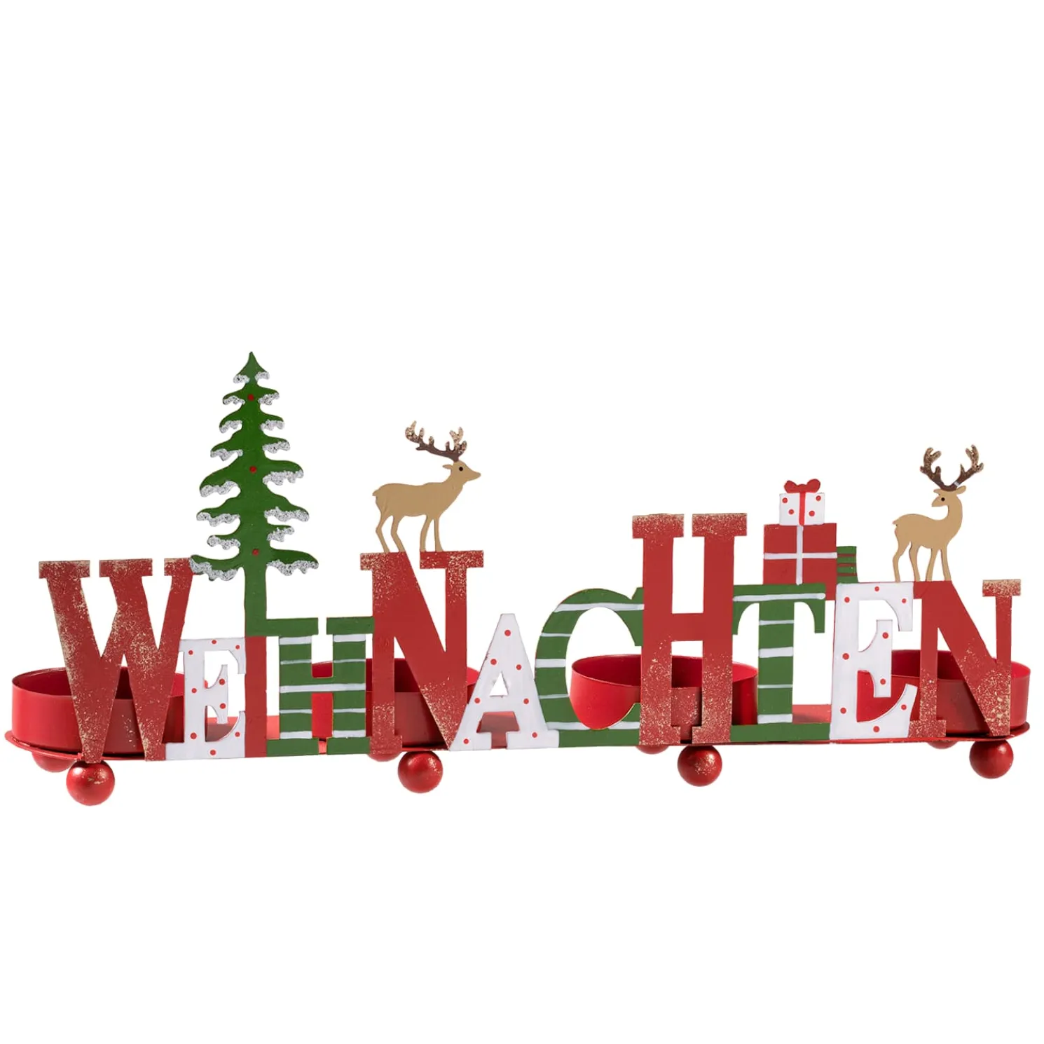 Teelichthalter "Leuchtende Weihnachten"