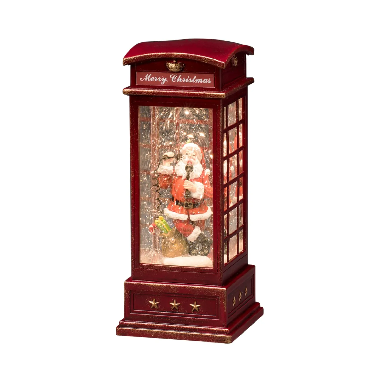 Telefonzelle Mit Weihnachtsmann