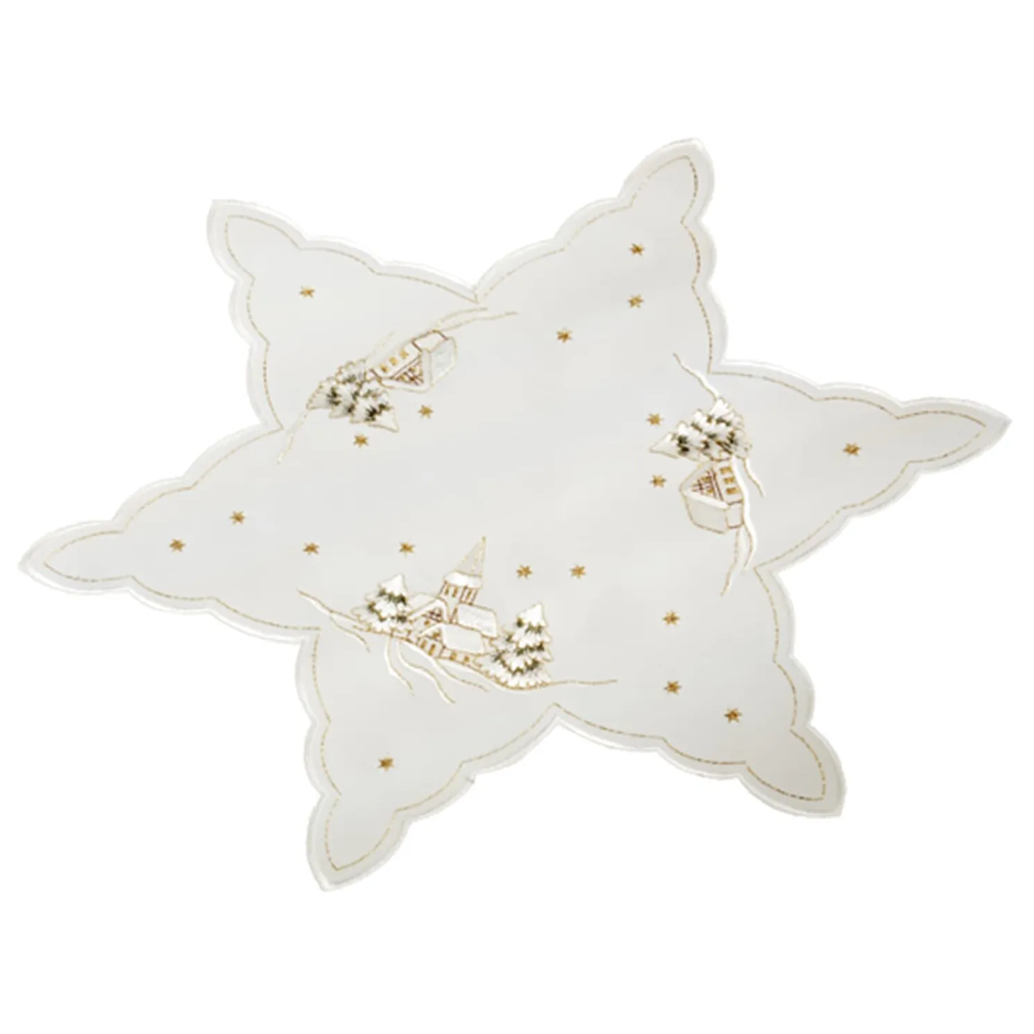 Tischdecke "Winterdorf", 40Cm