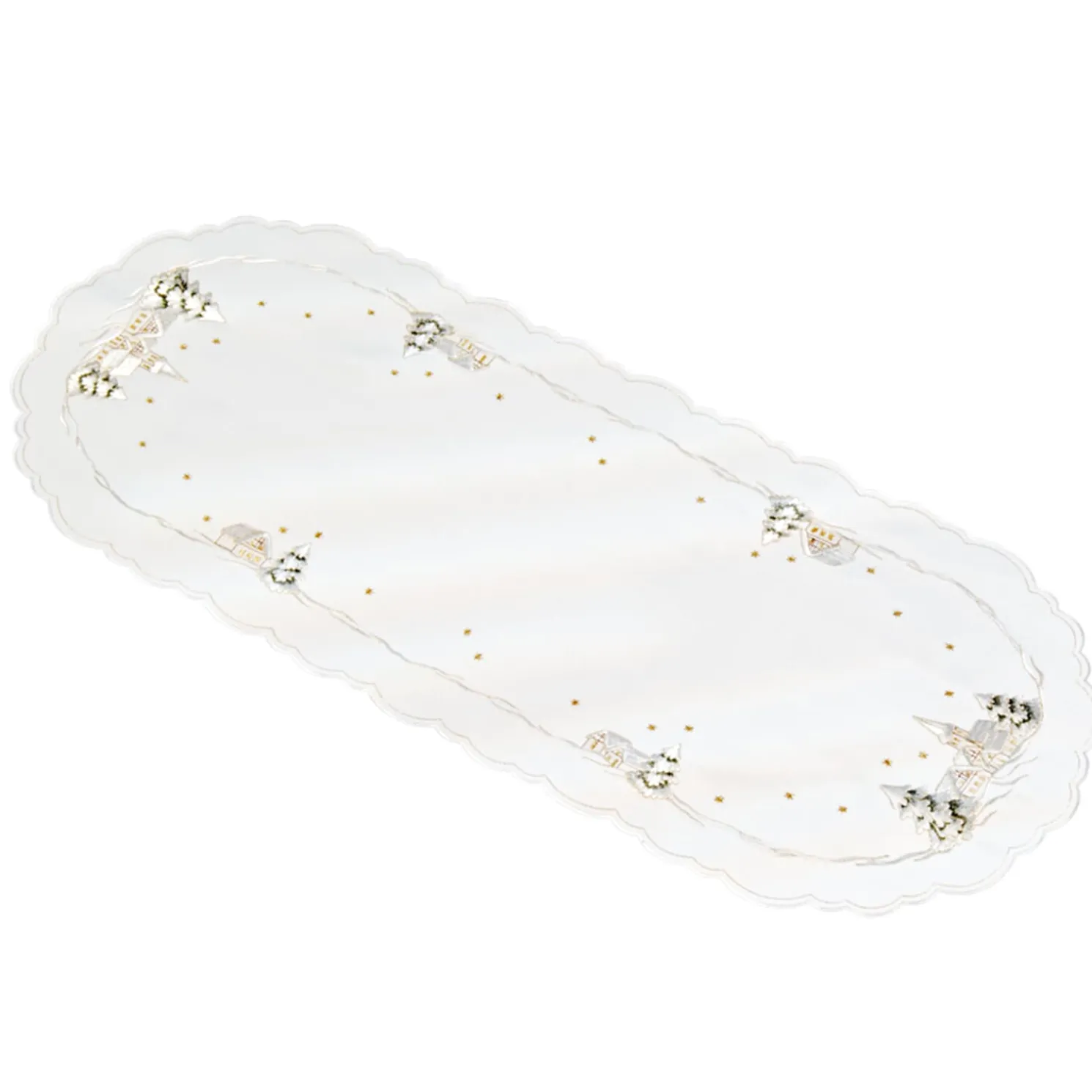 Tischlaufer "Winterdorf" 36X88 Cm