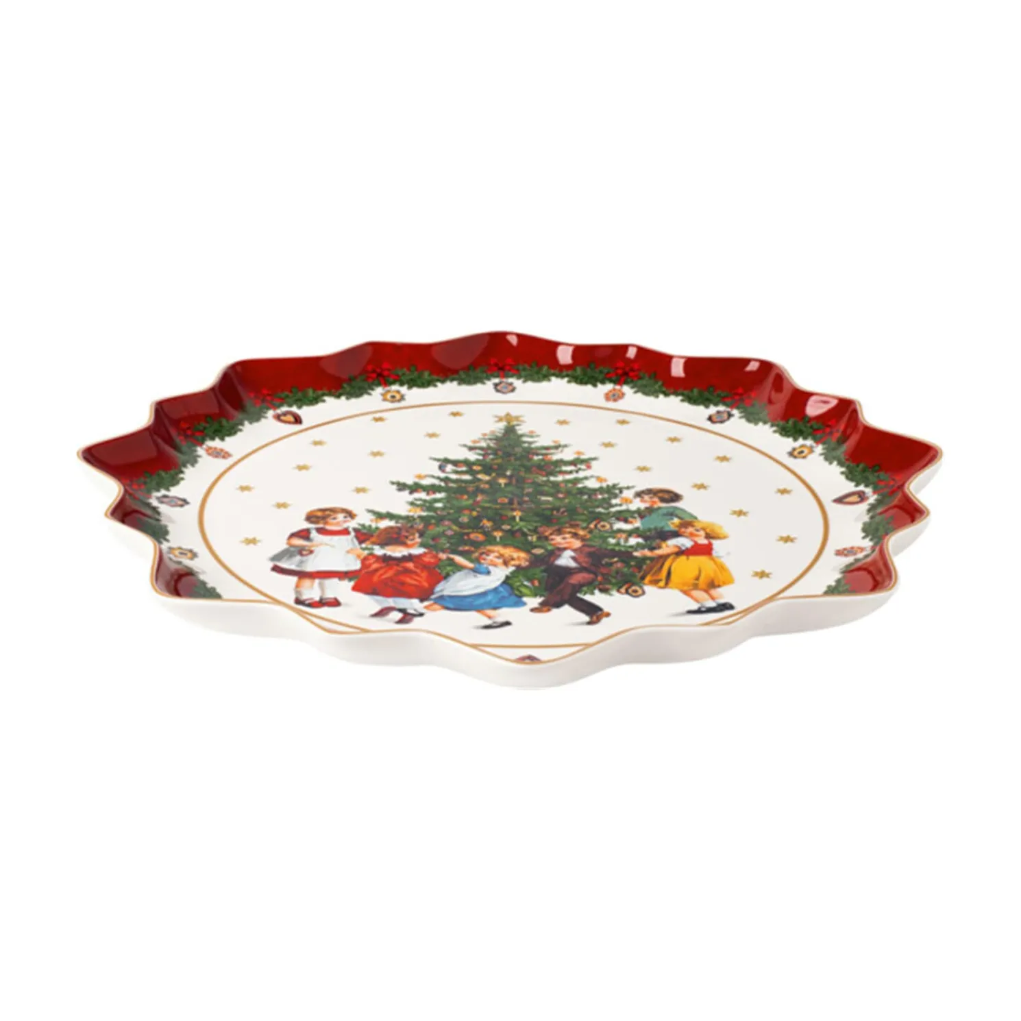 Toy'S Fantasy Gebackteller Tief, Kinder Tanzen Um Baum