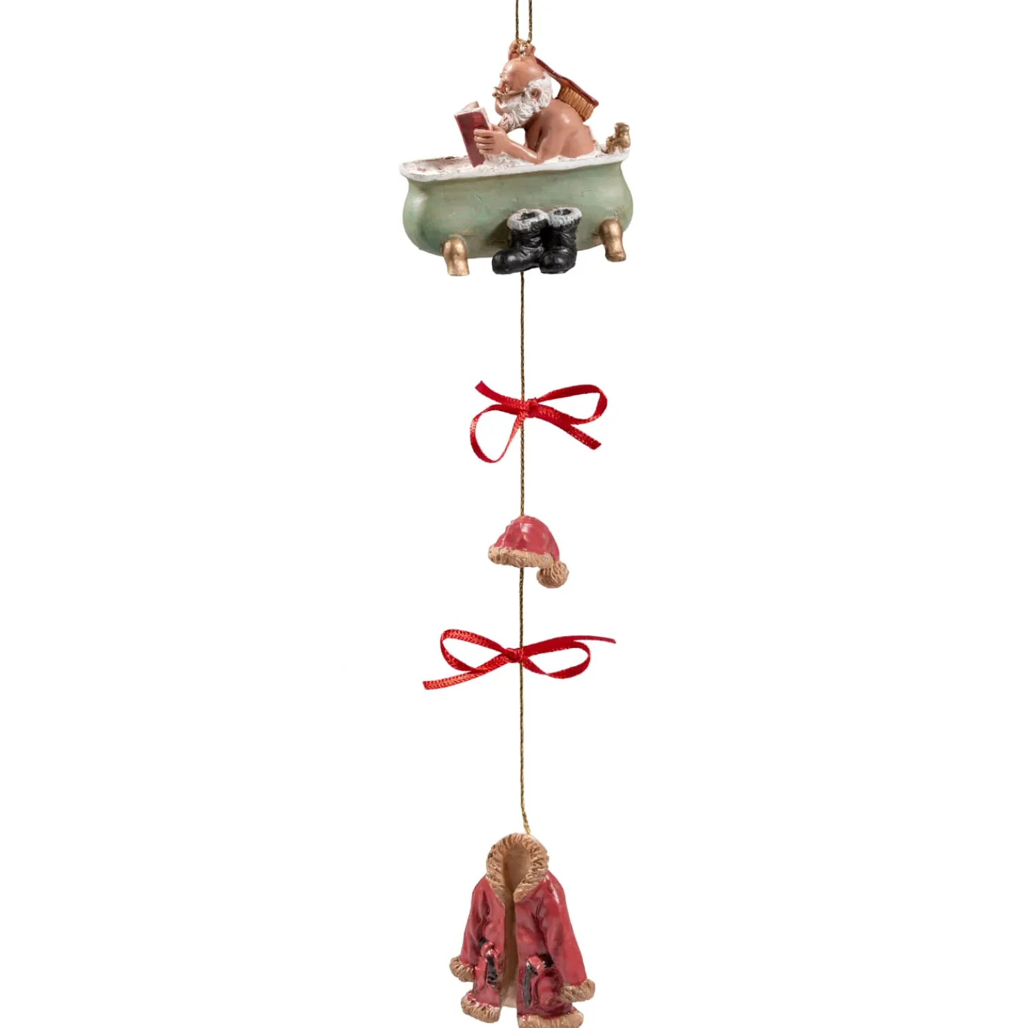 Weihnachtsmann In Der Badewanne