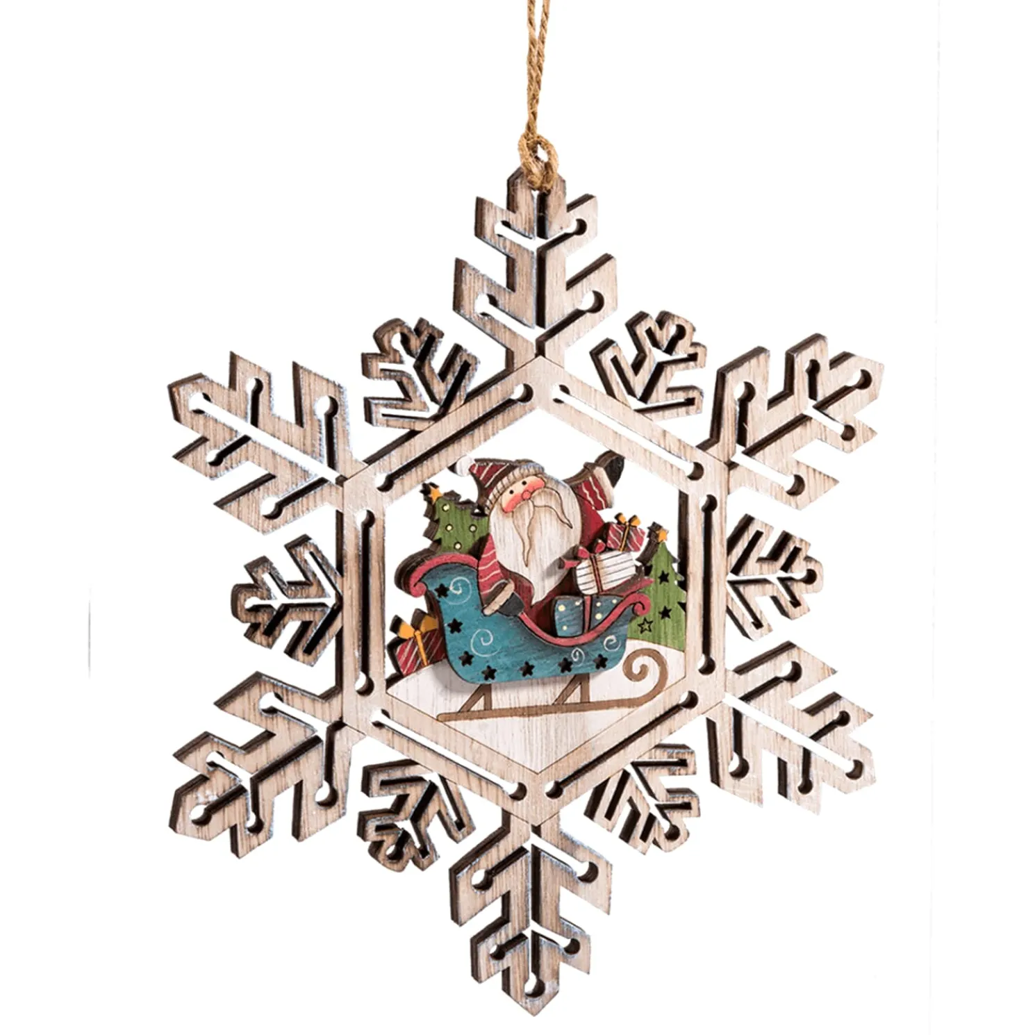 Weihnachtsmanns Schlittenfahrt