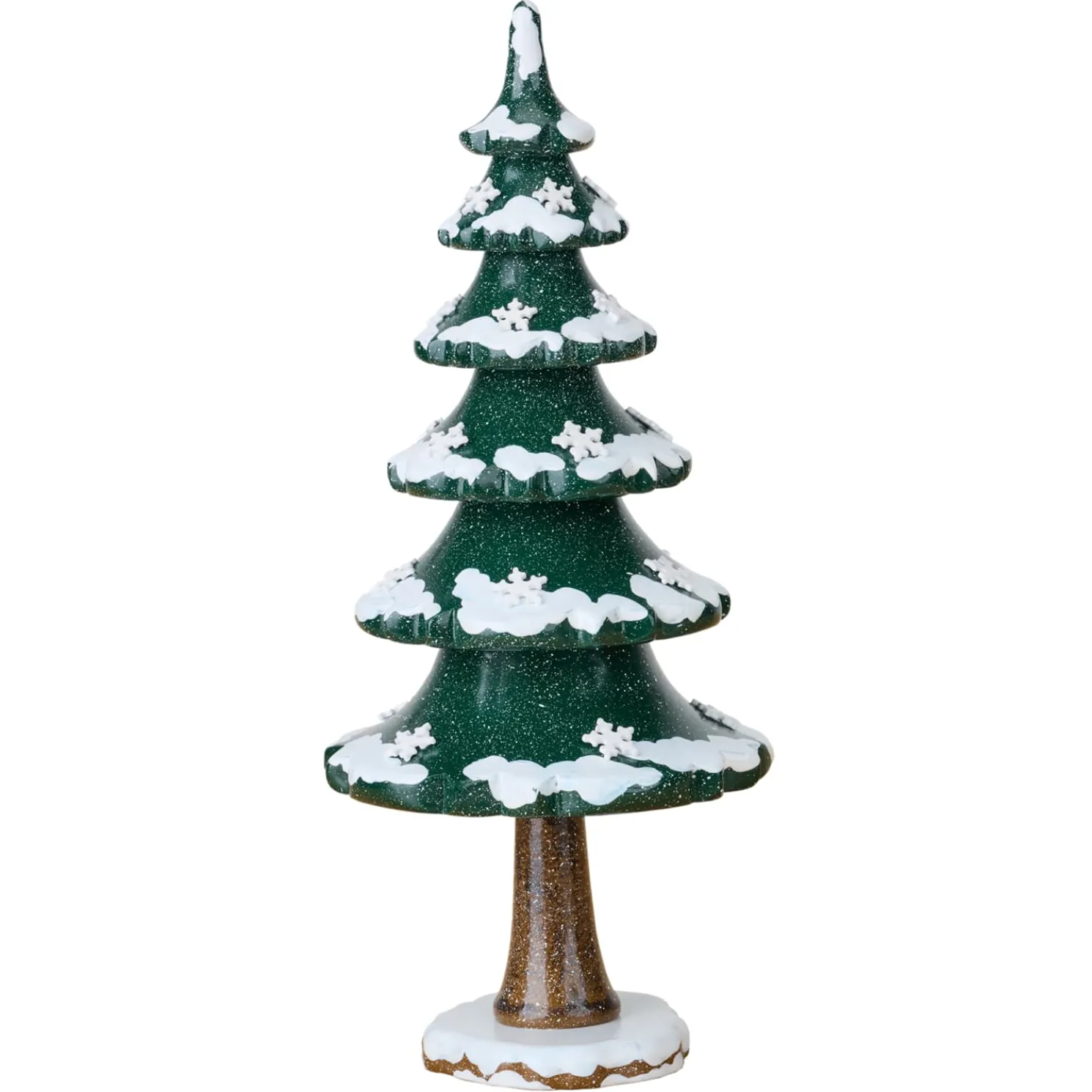 Winterkinder Winterbaum Mit Schneekristall, 22 Cm